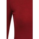 Longsleeve Wolle dark red XL