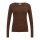 Longsleeve Wolle brown/black XL