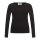 Longsleeve Wolle schwarz/schwarz M