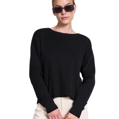 Light Knit Jumper Williamsburg Black