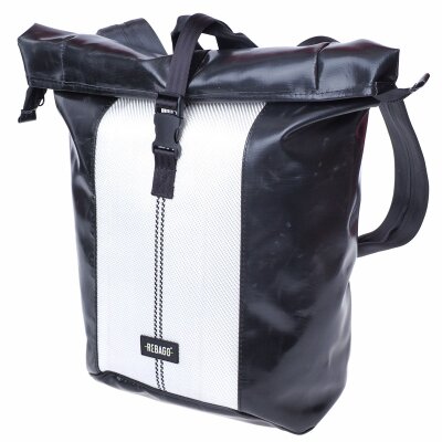 Rucksack George FW Schwarz-Weiss