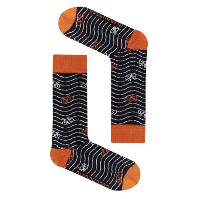 Bike Little Waves Socks