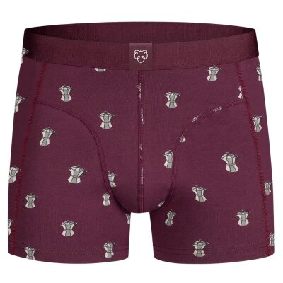 Boxer Brief Burgundy Percolator M