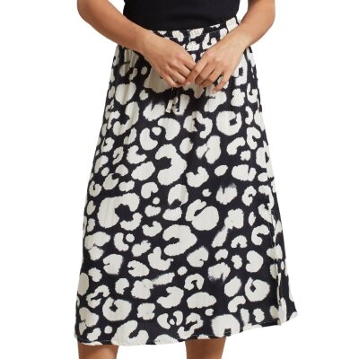 Skirt Klippan Painted Leopard Black