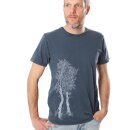 T-Shirt Men Stone Washed Blue Birke