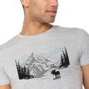 T-Shirt Nature Moose Mountain Guide Heather Grey