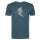 T-Shirt Animal Yeti Ski Guide blue stone