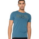 T-Shirt Bike Happy Guide blue stone