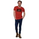 T-Shirt Bike Cube Guide clay red