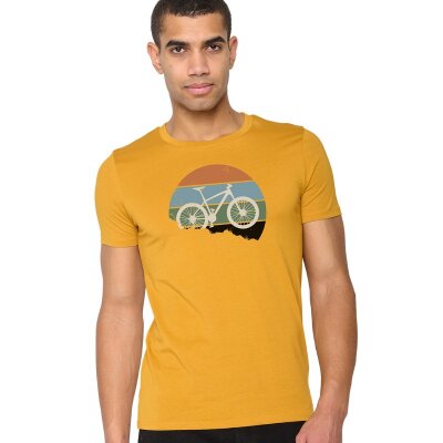 T-Shirt Bike Downhill Guide Ochre