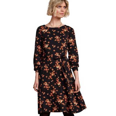 Betty Bellsleeve Dress Rivera Black