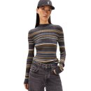 Alaania New Stripes steel melange- faded indigo