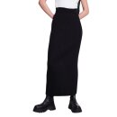 Midi Knit Skirt Ebba Black