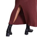 Midi Knit Skirt Ebba Intense Rust