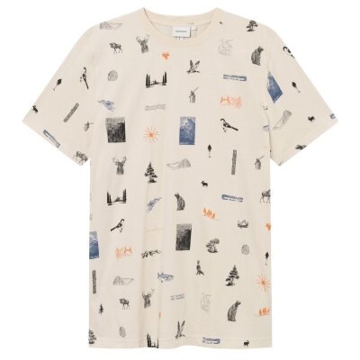 T-Shirt Stockholm In The Woods Oat White